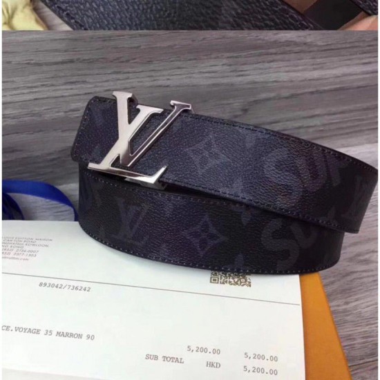 Riproduzione Fedele Supreme x Monogram Belt Buckle Black imitazioni Replica Alta Qualità Supreme x Monogram Belt Buckle Black