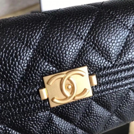 Boy Clutch Classic Quilted Portafoglio Nero Boy Clutch Classic Quilted Portafoglio Nero
