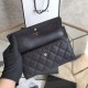 Quilted Lungo Portafoglio Cowhide Nero Quilted Lungo Portafoglio Cowhide Nero