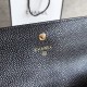 Quilted Lungo Portafoglio Cowhide Nero Quilted Lungo Portafoglio Cowhide Nero