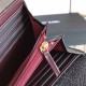 Quilted Lungo Portafoglio Cowhide Nero Quilted Lungo Portafoglio Cowhide Nero