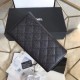 Quilted Lungo Portafoglio Cowhide Nero Quilted Lungo Portafoglio Cowhide Nero