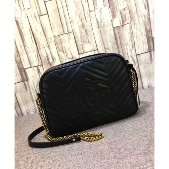 Replica Borsa a Tracolla GG Marmont Matelasse 443499 Nero Borsa a Tracolla GG Marmont Matelasse 443499 Nero imitazioni perfette