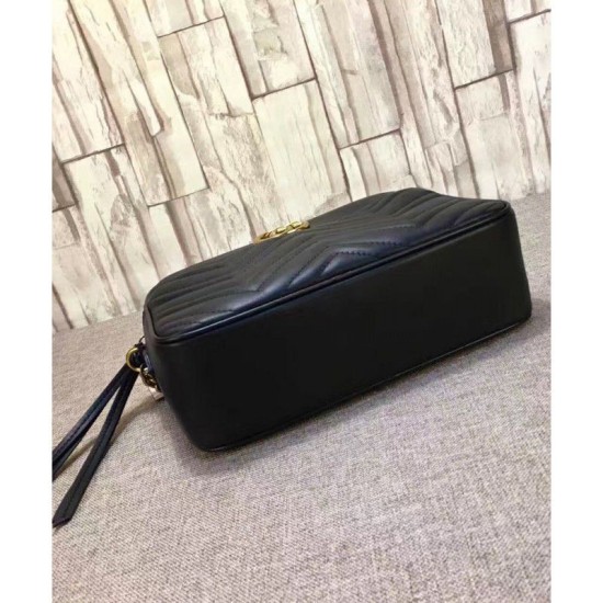 Replica Borsa a Tracolla GG Marmont Matelasse 443499 Nero Borsa a Tracolla GG Marmont Matelasse 443499 Nero imitazioni perfette