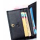 Riproduzione Fedele replica GG Marmont Card Case 443125 Nero imitazioni Replica Alta Qualità GG Marmont Card Case 443125 Nero
