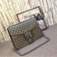 Riproduzione Fedele Dionysus GG Supreme borsa a tracolla khaki 403348 imitazioni Replica Alta Qualità Dionysus GG Supreme borsa a tracolla khaki 403348