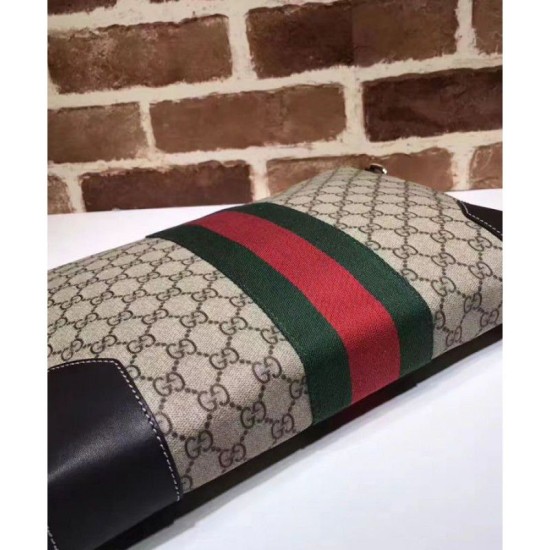 Riproduzione Fedele GG Supreme Messenger 474139 Caffè imitazioni Replica Alta Qualità GG Supreme Messenger 474139 Caffè