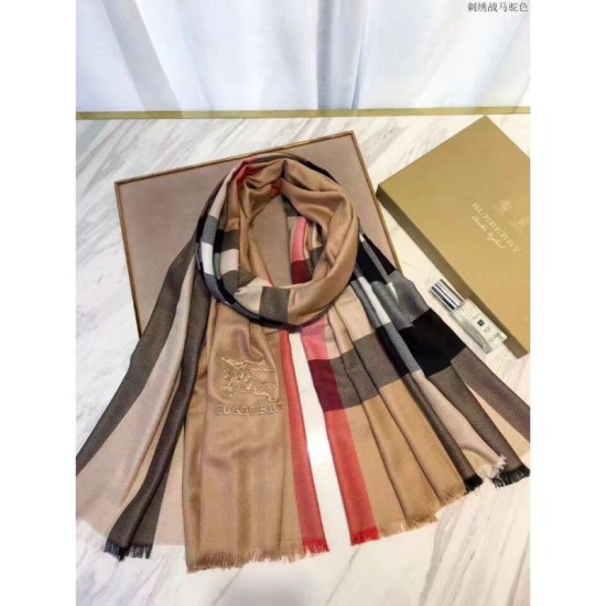 Replica Alta Qualità Pari Cammello di sciarpa di Cashmere Grande Check Classic