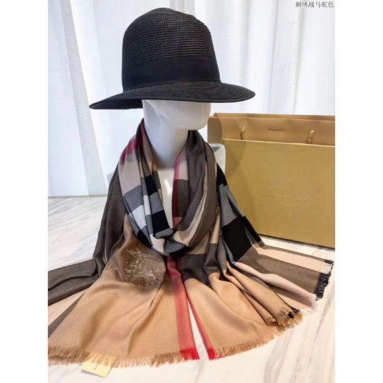 Replica Alta Qualità Pari Cammello di sciarpa di Cashmere Grande Check Classic