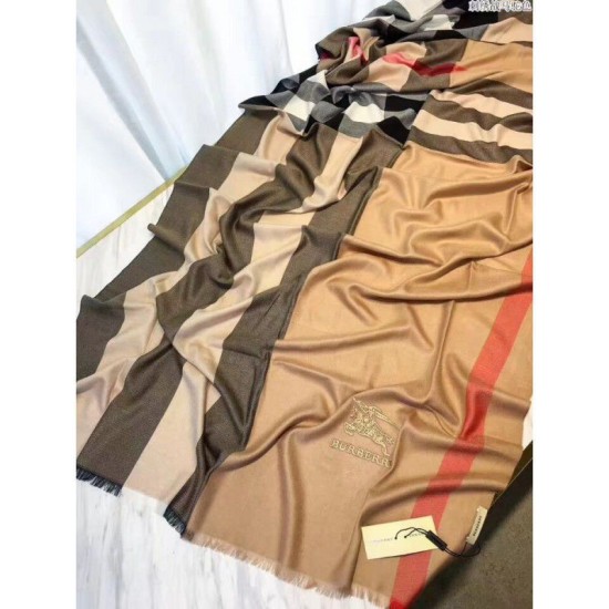 Replica Alta Qualità Pari Cammello di sciarpa di Cashmere Grande Check Classic
