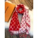 Riproduzione Fedele falso X Superme Sciarpa Cachemire Rosso imitazioni Replica Alta Qualità falso X Superme Sciarpa Cachemire Rosso