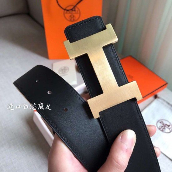 Cloni Firmate Cinturino Hermes Constance 2 fibbia per cintura oro Epsom 42MM cinturino imitazioni