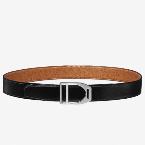 Cintura con fibbia Hermes Etrier Cinturino marrone Clemence 32 MM Dupe Perfetta Cloni Firmate Cintura con fibbia Hermes Etrier Cinturino marrone Clemence 32 MM imitazioni