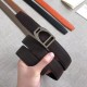 Cloni Firmate Hermes Etrier Cintura con fibbia Cinturino Clemence 32 mm cioccolato imitazioni