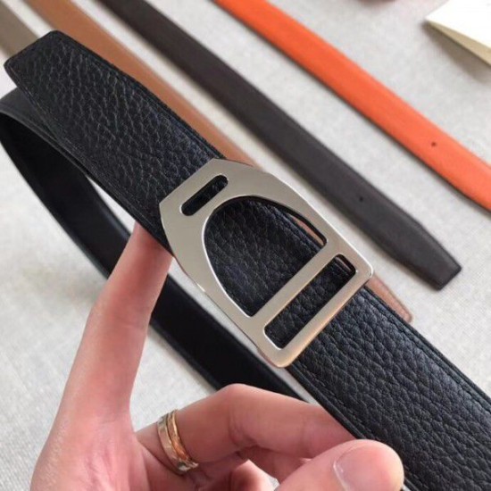 Cintura con fibbia Hermes Etrier Cinturino Clemence nero 32 mm Dupe Perfetta Cloni Firmate Cintura con fibbia Hermes Etrier Cinturino Clemence nero 32 mm imitazioni