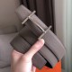 Cloni Firmate Pari replica Cintura reversibile Hermes H d'Ancre Grigio / Noir imitazioni