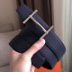 Cloni Firmate Cintura reversibile Hermes H d'Ancre Zaffiro / Ardoise imitazioni