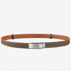 Cintura Hermes Kelly Taupe Epsom Donna