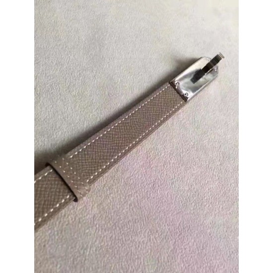 Alta gamma replica Cintura Hermes Kelly Taupe Epsom Donna Dupe Perfetta Cloni Firmate Alta gamma replica Cintura Hermes Kelly Taupe Epsom Donna imitazioni