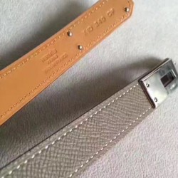 Alta gamma replica Cintura Hermes Kelly Taupe Epsom Donna Dupe Perfetta Cloni Firmate Alta gamma replica Cintura Hermes Kelly Taupe Epsom Donna imitazioni