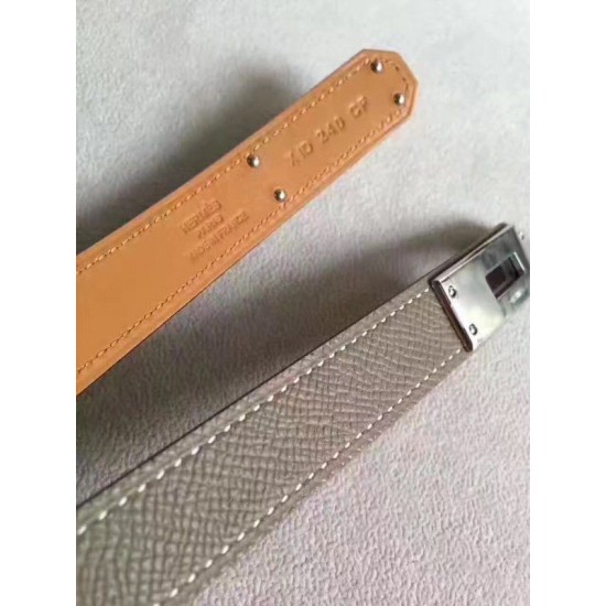 Alta gamma replica Cintura Hermes Kelly Taupe Epsom Donna Dupe Perfetta Cloni Firmate Alta gamma replica Cintura Hermes Kelly Taupe Epsom Donna imitazioni