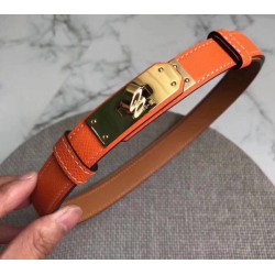 Cintura Hermes Kelly Arancione Epsom Donna Cintura Hermes Kelly Arancione Epsom Donna