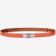 Cloni Firmate replica Cintura Hermes Kelly Arancione Epsom Donna imitazioni