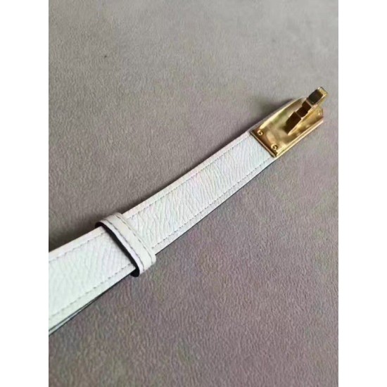 Cintura Hermes Kelly Epsom bianca Dupe Perfetta Cloni Firmate Cintura Hermes Kelly Epsom bianca imitazioni