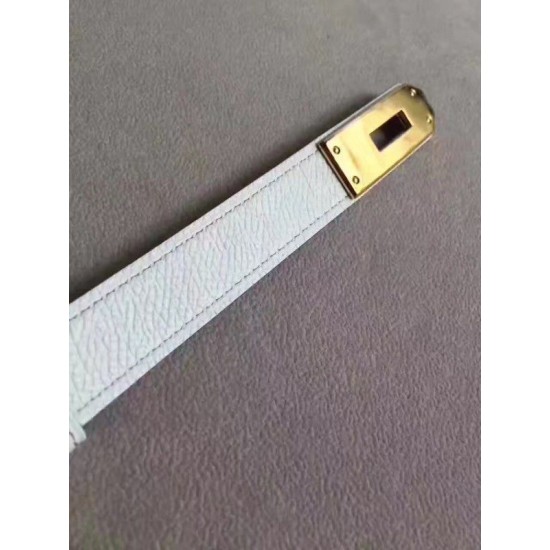 Cintura Hermes Kelly Epsom bianca Dupe Perfetta Cloni Firmate Cintura Hermes Kelly Epsom bianca imitazioni