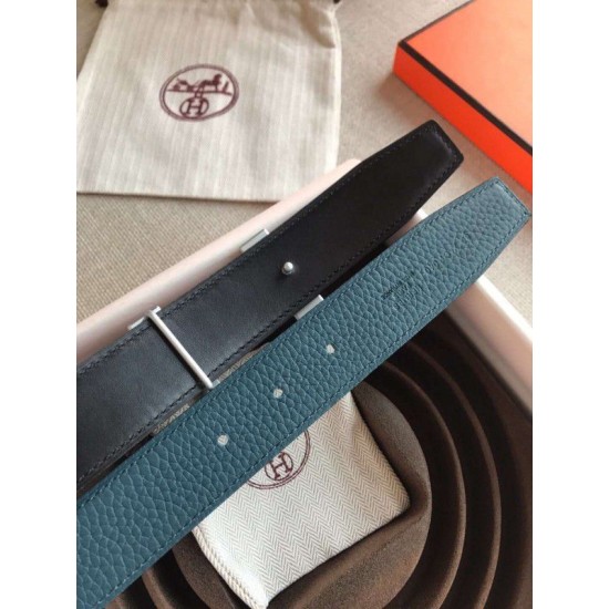 replica Cintura reversibile Hermes Quizz 32mm Clemence blu Dupe Perfetta Cloni Firmate replica Cintura reversibile Hermes Quizz 32mm Clemence blu imitazioni