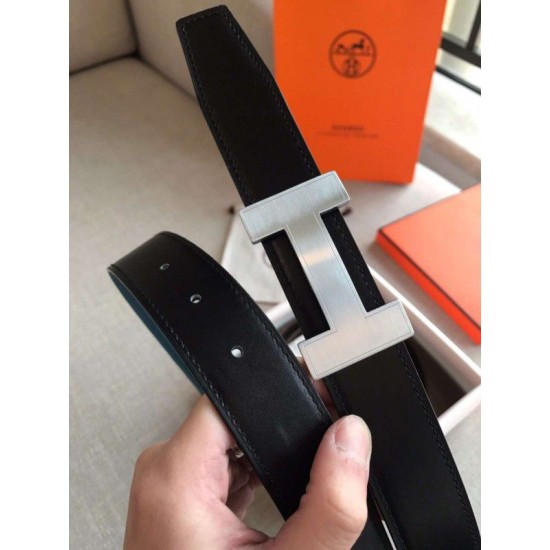 replica Cintura reversibile Hermes Quizz 32mm Clemence blu Dupe Perfetta Cloni Firmate replica Cintura reversibile Hermes Quizz 32mm Clemence blu imitazioni