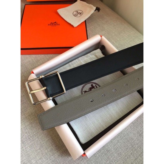 Cintura reversibile Hermes Grey Saddle 38MM Dupe Perfetta Cloni Firmate Cintura reversibile Hermes Grey Saddle 38MM imitazioni