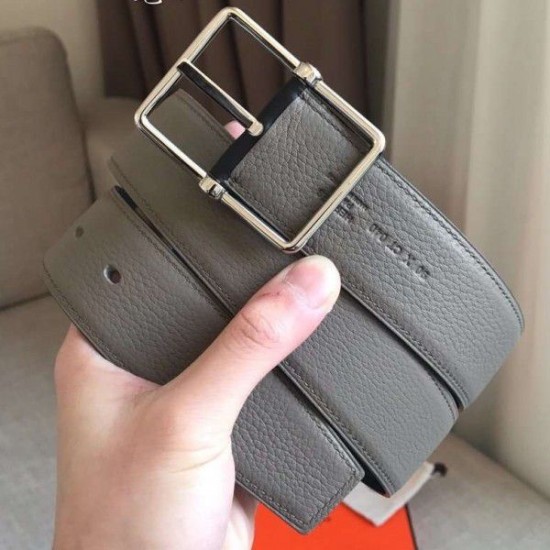 Cintura reversibile Hermes Grey Saddle 38MM Dupe Perfetta Cloni Firmate Cintura reversibile Hermes Grey Saddle 38MM imitazioni