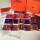 Cloni Firmate Bracciale Hermes Collier de Chien in alligatore blu scuro taglia S imitazioni
