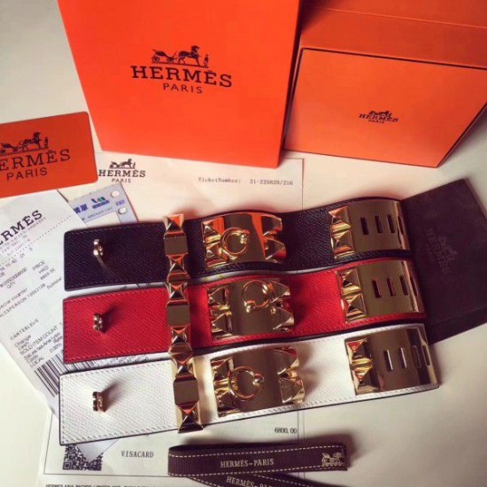 Bracciale Hermes Collier de Chien rosso Epsom taglia S Dupe Perfetta Cloni Firmate Bracciale Hermes Collier de Chien rosso Epsom taglia S imitazioni