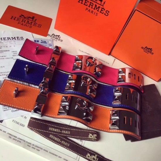 Bracciale Hermes Rose Red Epsom Collier de Chien Misura S Dupe Perfetta Cloni Firmate Bracciale Hermes Rose Red Epsom Collier de Chien Misura S imitazioni