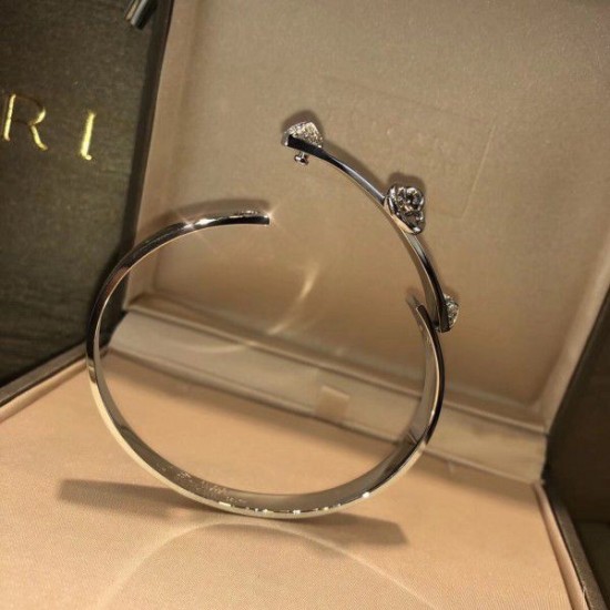 Cloni Firmate Bracciale Hermes Collier de Chien in argento imitazioni