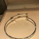 Cloni Firmate Bracciale Hermes Collier de Chien in argento imitazioni