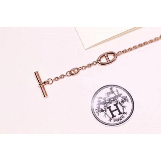 Bracciale Hermes LG Farandole in oro rosa Dupe Perfetta Cloni Firmate Bracciale Hermes LG Farandole in oro rosa imitazioni