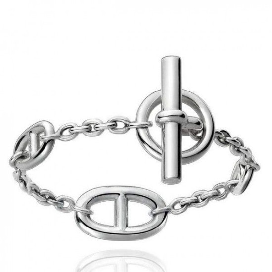 Bracciale Hermes LG Farandole in argento sterling Dupe Perfetta Cloni Firmate Bracciale Hermes LG Farandole in argento sterling imitazioni