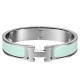 Cloni Firmate Bracciale Hermes Aqua Enamel Clic H PM imitazioni
