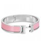 Bracciale Hermes Clic H PM in smalto rosa Dupe Perfetta Cloni Firmate Bracciale Hermes Clic H PM in smalto rosa imitazioni