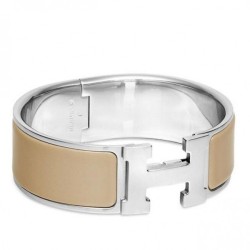 Bracciale Hermes Etoupe con smalto Clic Clac H PM Dupe Perfetta Cloni Firmate Bracciale Hermes Etoupe con smalto Clic Clac H PM imitazioni