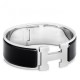 Bracciale Hermes Clic Clac H PM smaltato nero Dupe Perfetta Cloni Firmate Bracciale Hermes Clic Clac H PM smaltato nero imitazioni