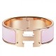 Bracciale Hermes Rose Dragee Enamel Clic Clac H PM Dupe Perfetta Cloni Firmate Bracciale Hermes Rose Dragee Enamel Clic Clac H PM imitazioni