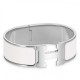 Bracciale Hermes Clic Clac H PM smaltato bianco Dupe Perfetta Cloni Firmate Bracciale Hermes Clic Clac H PM smaltato bianco imitazioni