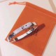 Bracciale Hermes Kelly Piccolo in argento con diamanti Dupe Perfetta Cloni Firmate Bracciale Hermes Kelly Piccolo in argento con diamanti imitazioni