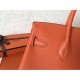 Replica perfetta Borse Birkin Hermes Clemence Arancio 25cm Replica perfetta Borse Birkin Hermes Clemence Arancio 25cm