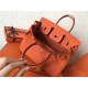 Replica perfetta Borse Birkin Hermes Clemence Arancio 25cm Replica perfetta Borse Birkin Hermes Clemence Arancio 25cm