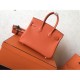 Replica perfetta Borse Birkin Hermes Clemence Arancio 25cm Replica perfetta Borse Birkin Hermes Clemence Arancio 25cm